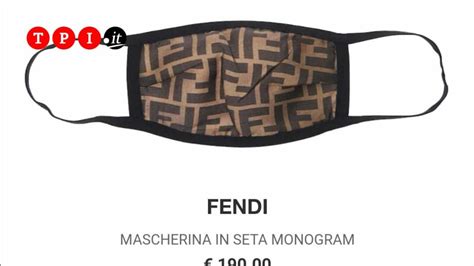 fendi mascherina anti inquinamento